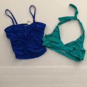 Bundle of 2 Old Navy Bikni Tops (one tankini style) Size Large 10-12